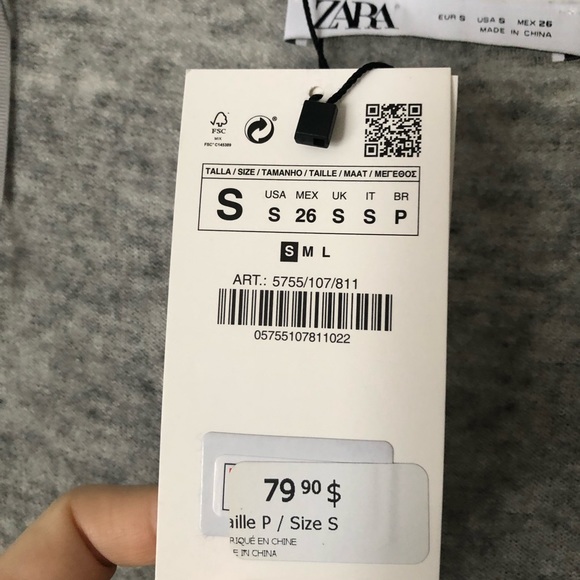 Knit wool blend dress Zara - Picture 6 of 7